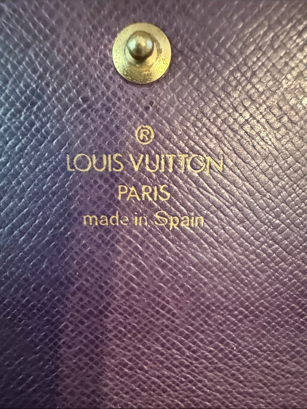 Louis Vuitton Gold Epi Leather Chain Shoulder Bag With Purple COA INCLUDED LSU!! - Picture 5 of 8